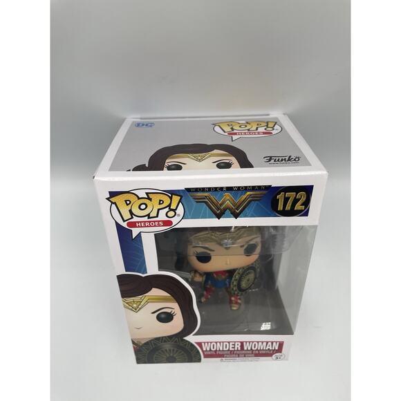 Funko Pop! DC: Wonder Woman With Sword and Shield #172 NEW In Box - Picture 3 of 7